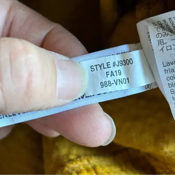 Madewell Corduroy Side-Button Shift Dress- Size Small - Picture 10 of 12